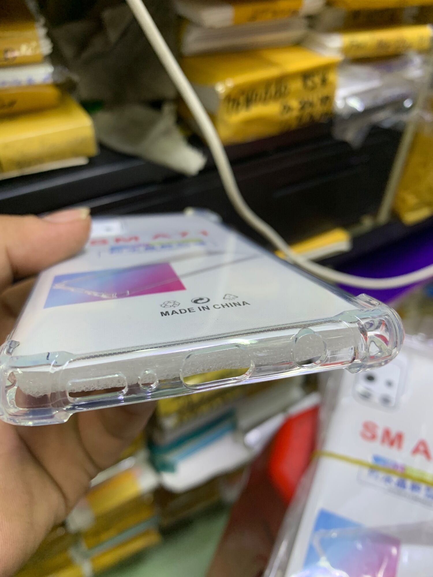 Ốp lưng Samsung A71 dẻo lưng trong suốt