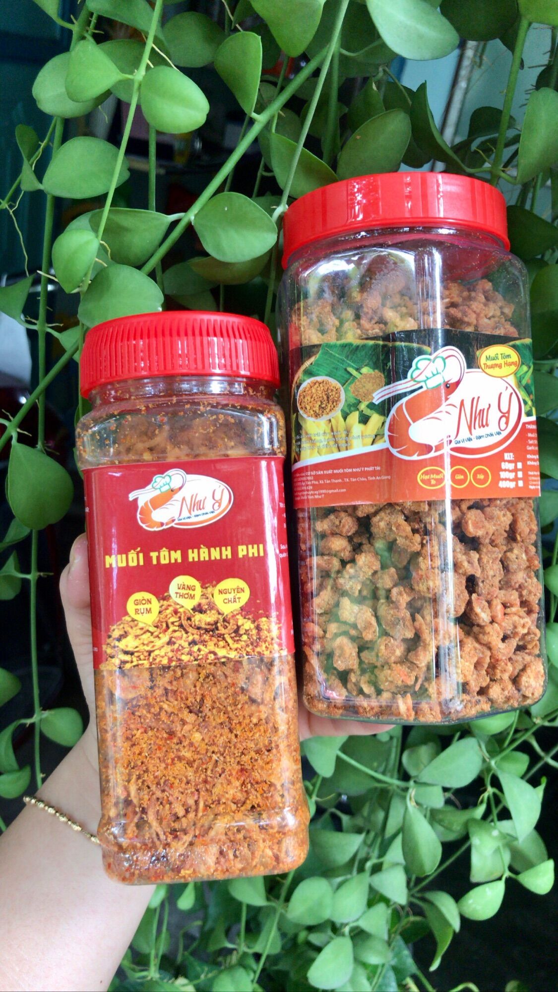 Combo muối tôm Như Ý - muối tôm hành phi Như Ý
