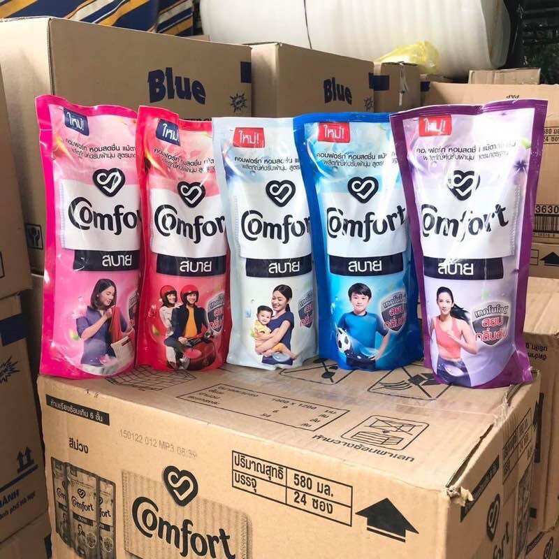 Combo 3 túi nước xả Comfort 500ml Thái Lan