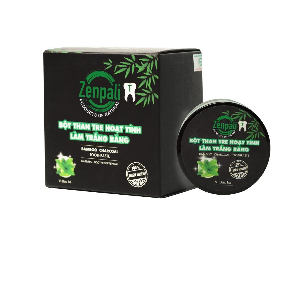 Bột than tre hoạt tính Zenpali trắng răng cam kết chính hãng 100%