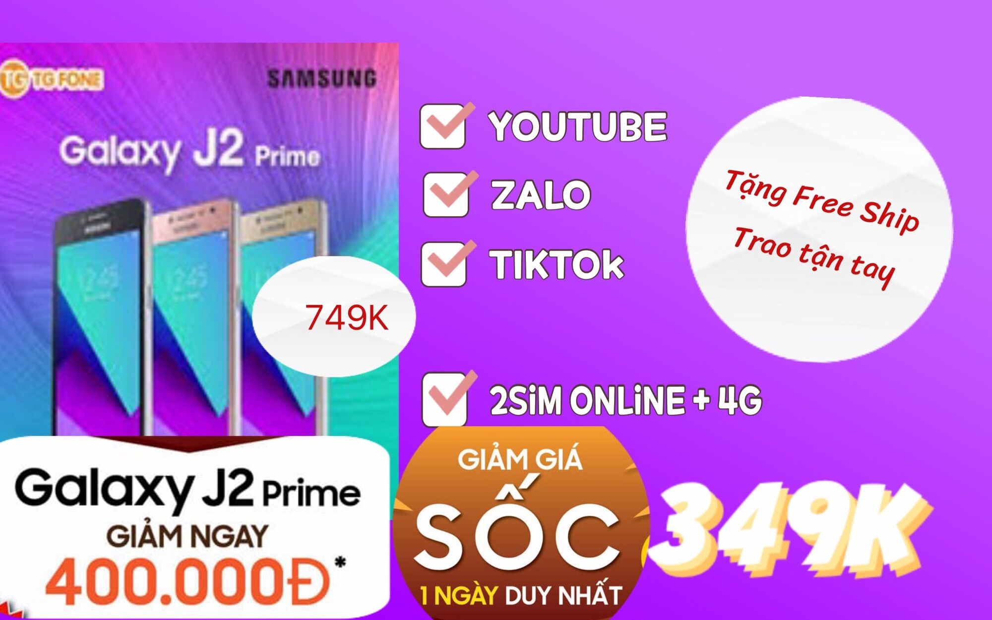 J2 prime học online youtube zalo