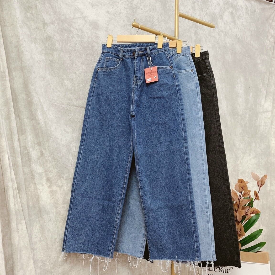 ➿baggy jeans ống rộng trơn☀️