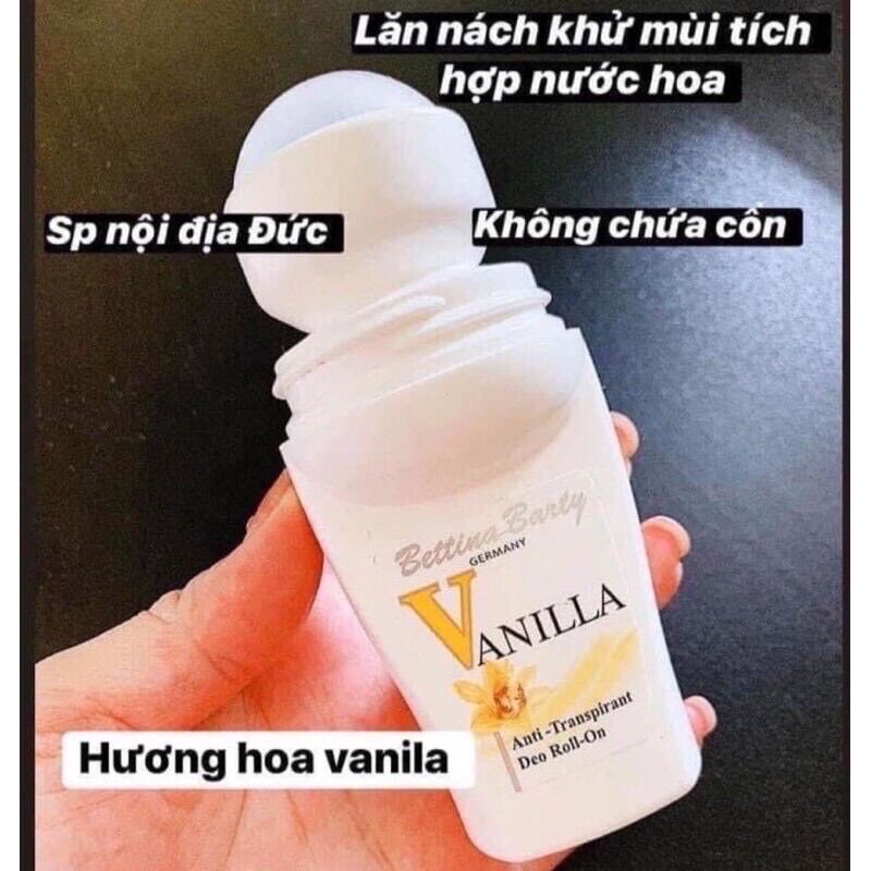 Lăn Khử Mùi Bettina Barty Vanilla Đức 50ml [ Hàng Đức]