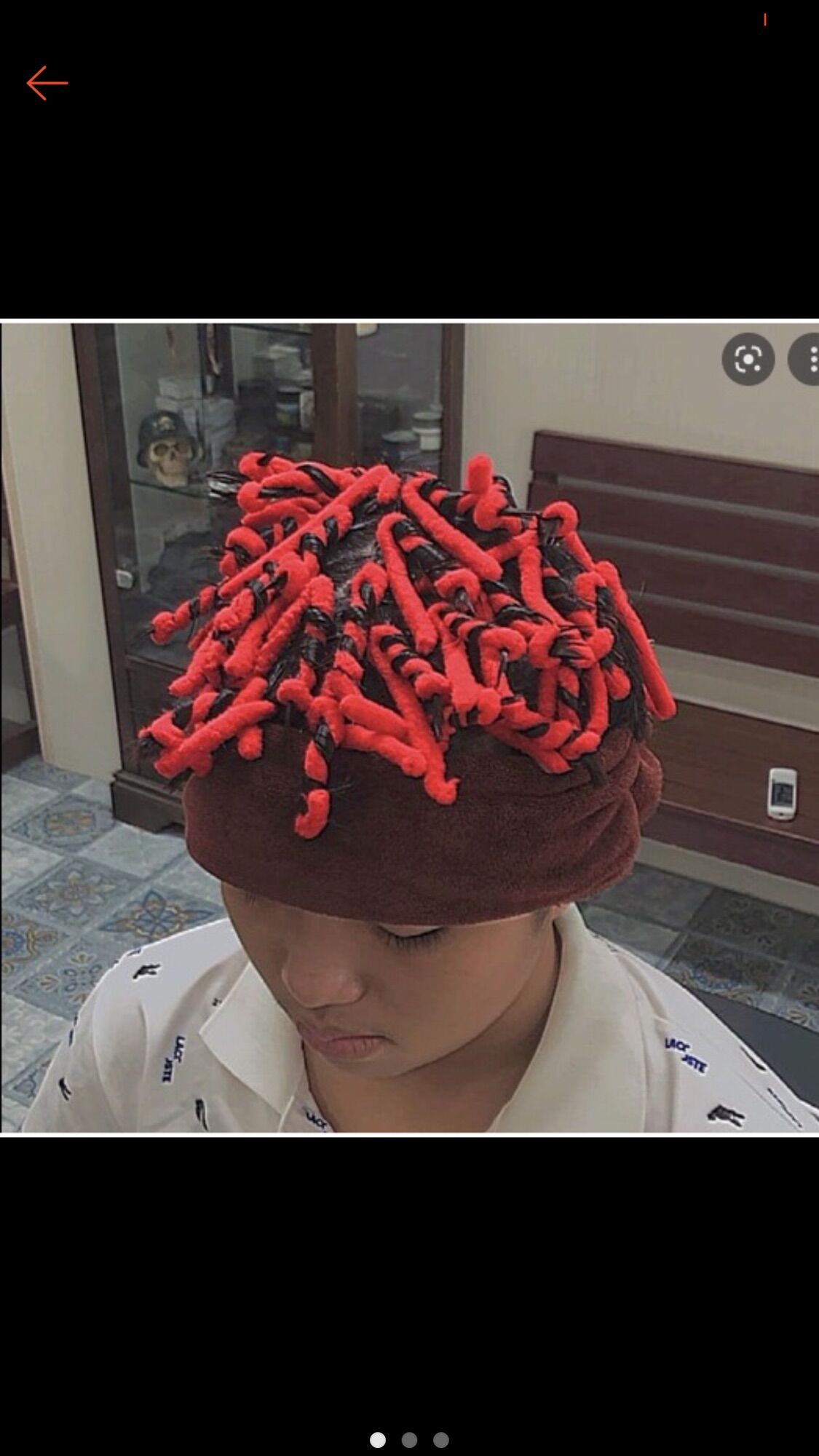 Kẽm nhung uốn tóc
