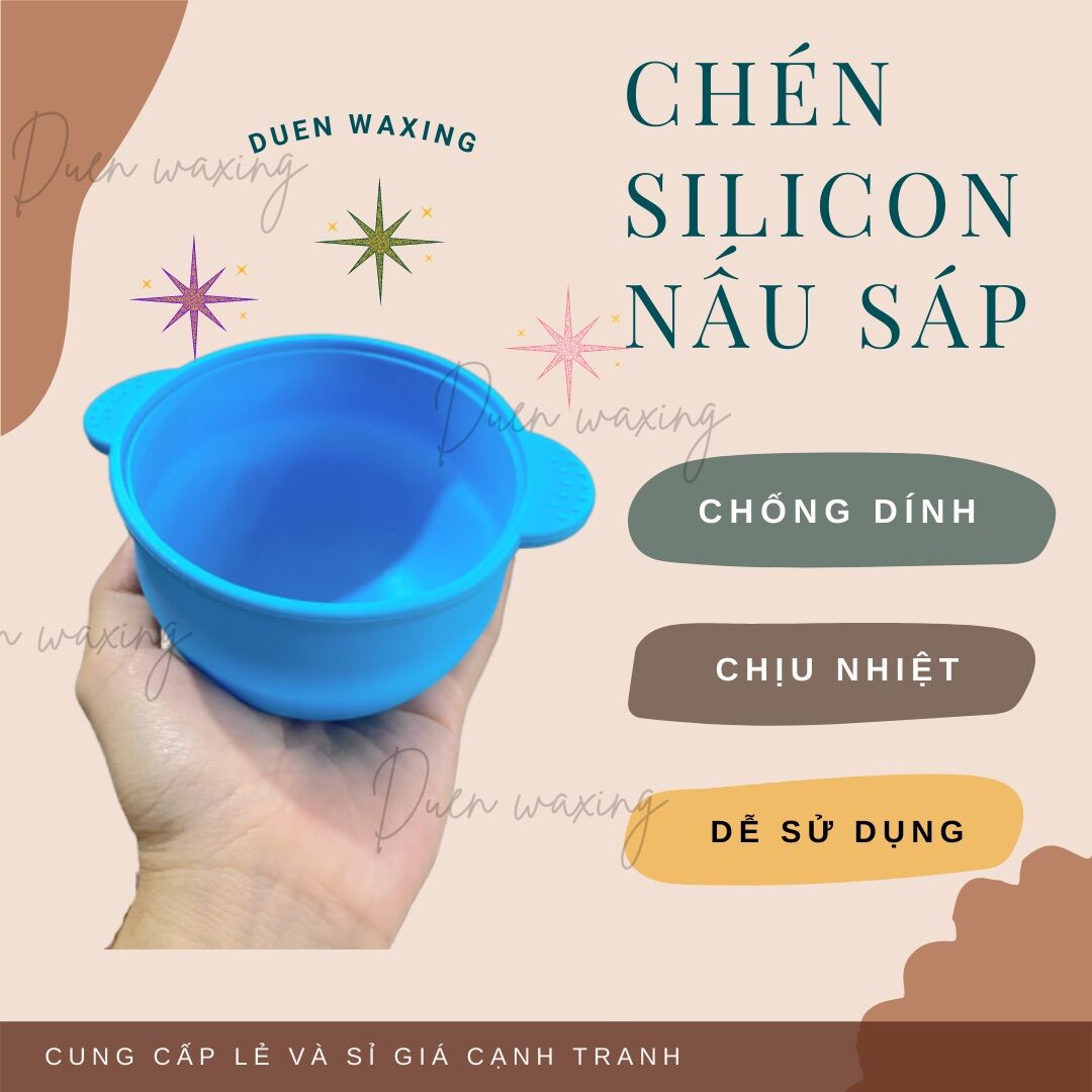 Chén Silicon Nấu Sáp Wax