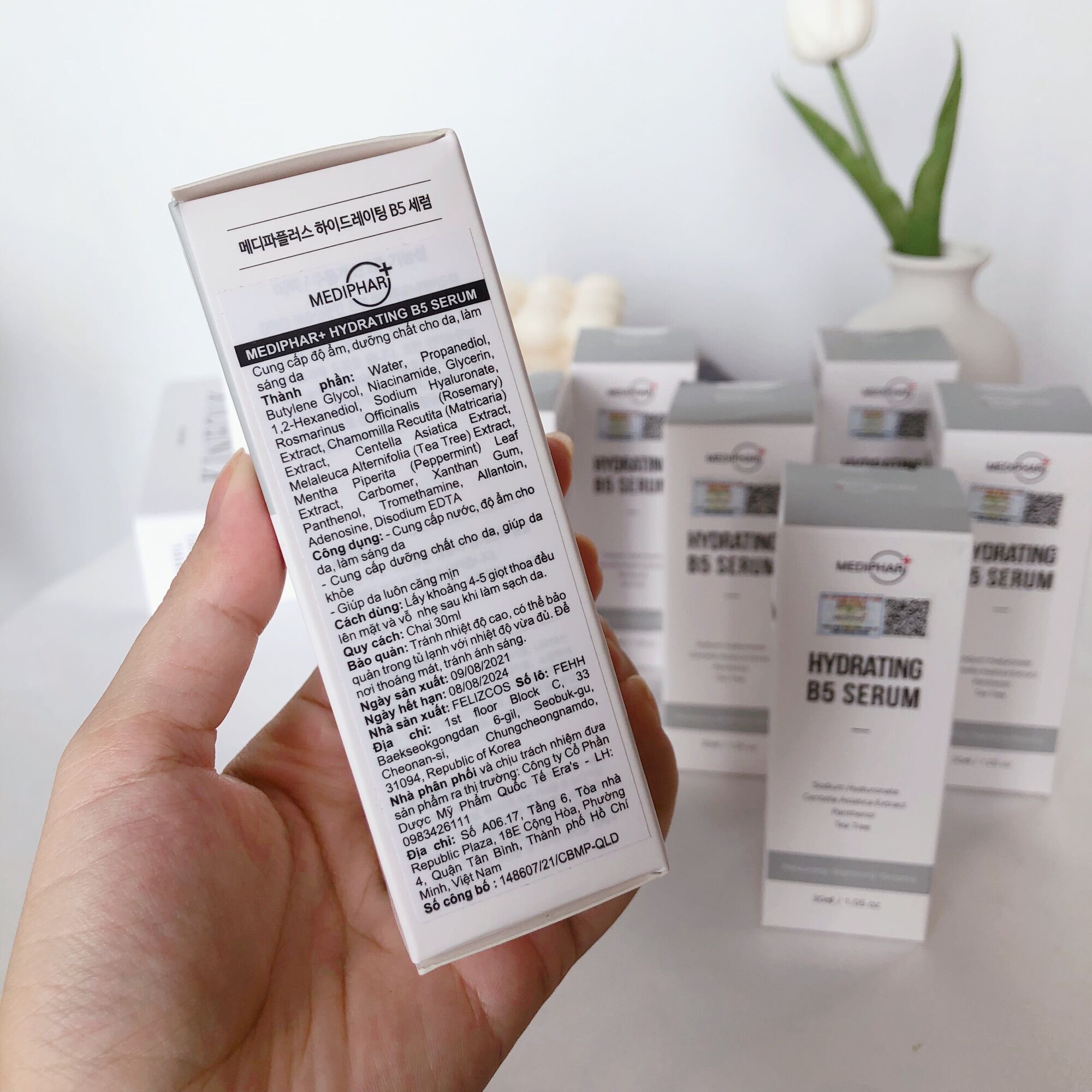 (Hàng Chính Hãng) Serum Cấp Ẩm Phục Hồi Da Mediphar Hydrating B5 Serum