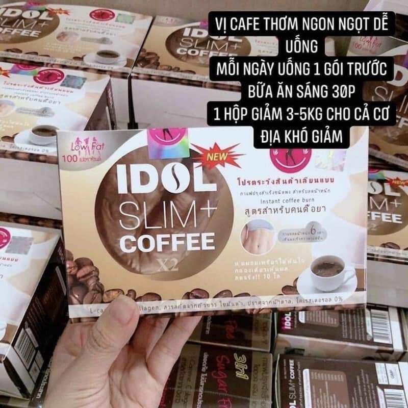 Cà phê giảm cân IDOL Slim coffee 3in 1 mẫu mới