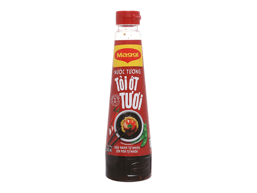 Combo 2 chai nước tương Maggi tỏi ớt 200ml