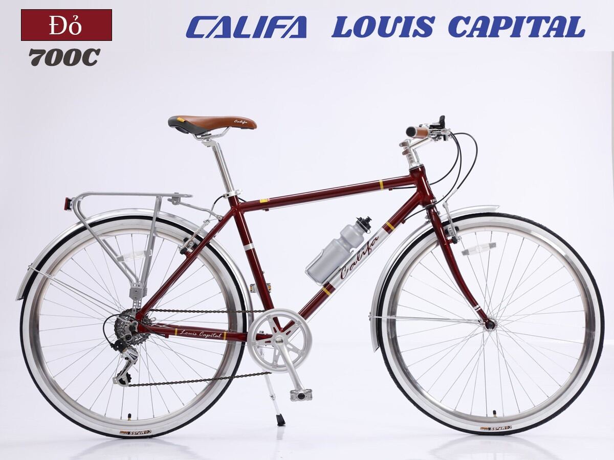 Xe đạp touring nhôm CALIFA Louis Capital - Tặng túi gắn baga cao cấp