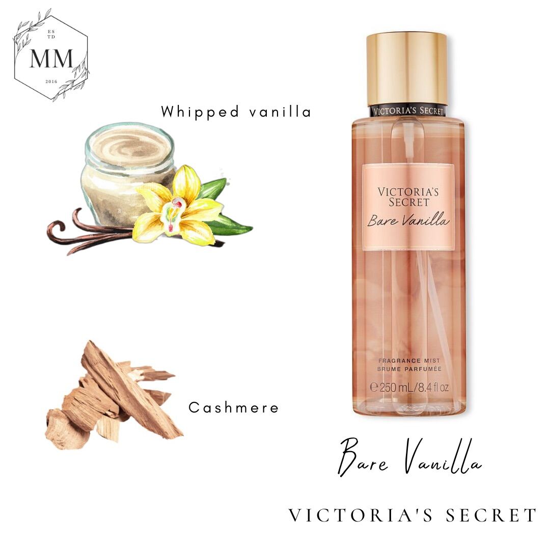 [Moomoocos] - Bộ sản phẩm Xịt Thơm Toàn Thân Victoria’s Secret Body Mist Dưỡng Thể Lotion mùi Bare Vanilla fullsize 250ml