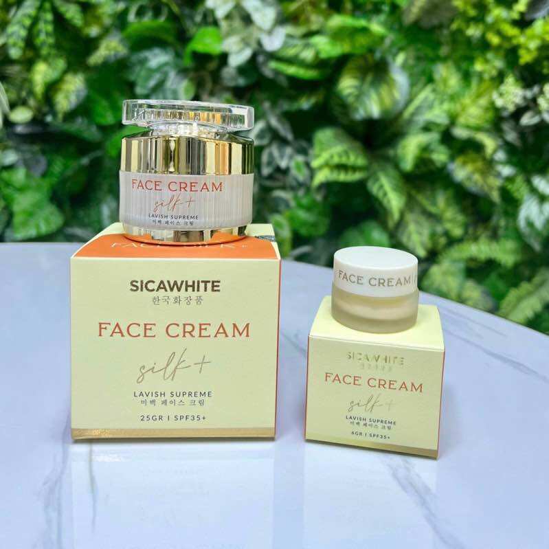 [Hàng Chính Hãng] Face silk, kem face Lụa sica white dưỡng da cao cấp (tặng kèm quà)