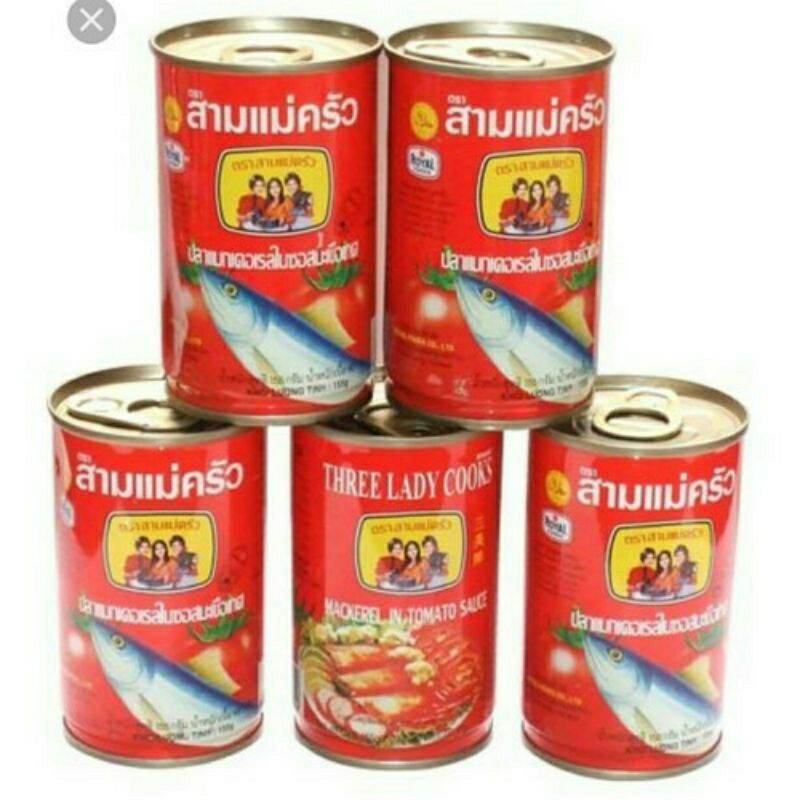 Cá hộp 3 cô gái thái lan(lốc 10 hộp× 155g)