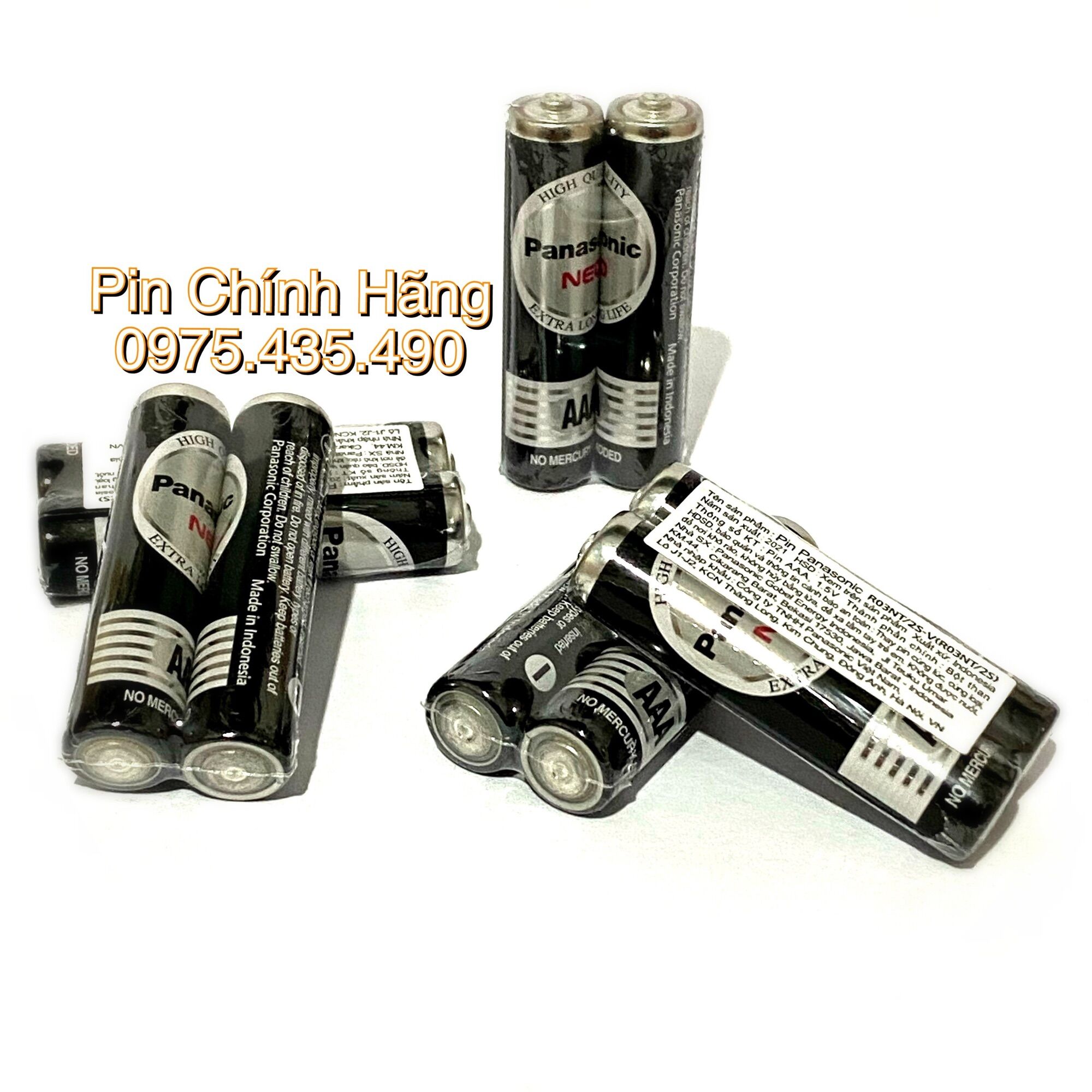 Pin AAA Panasonic Neo Vỉ 2 Viên - Made in Indonesia
