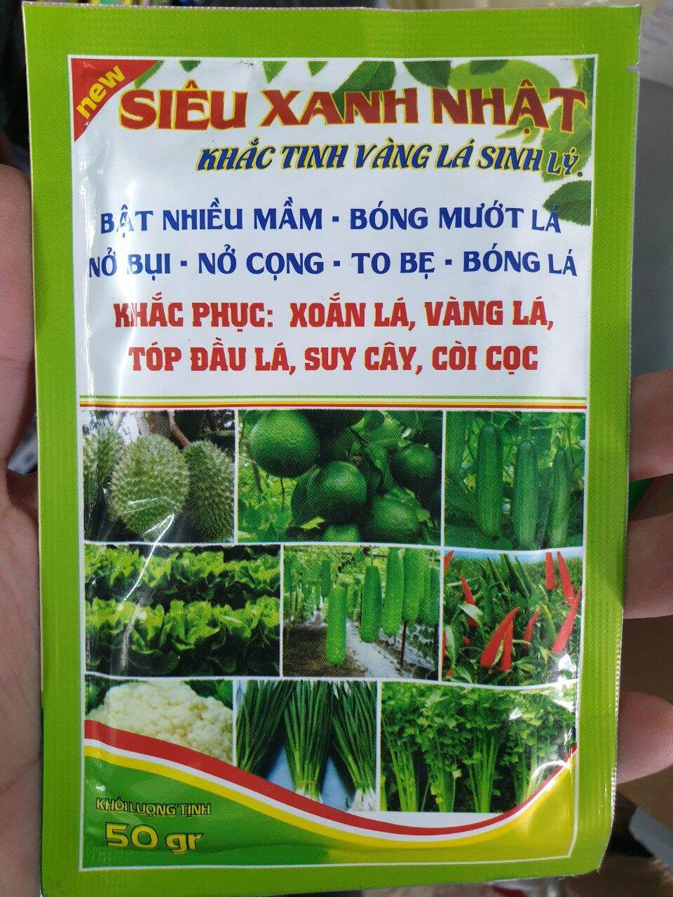 Phân bón biến vàng thành xanh cho mọi loại cây