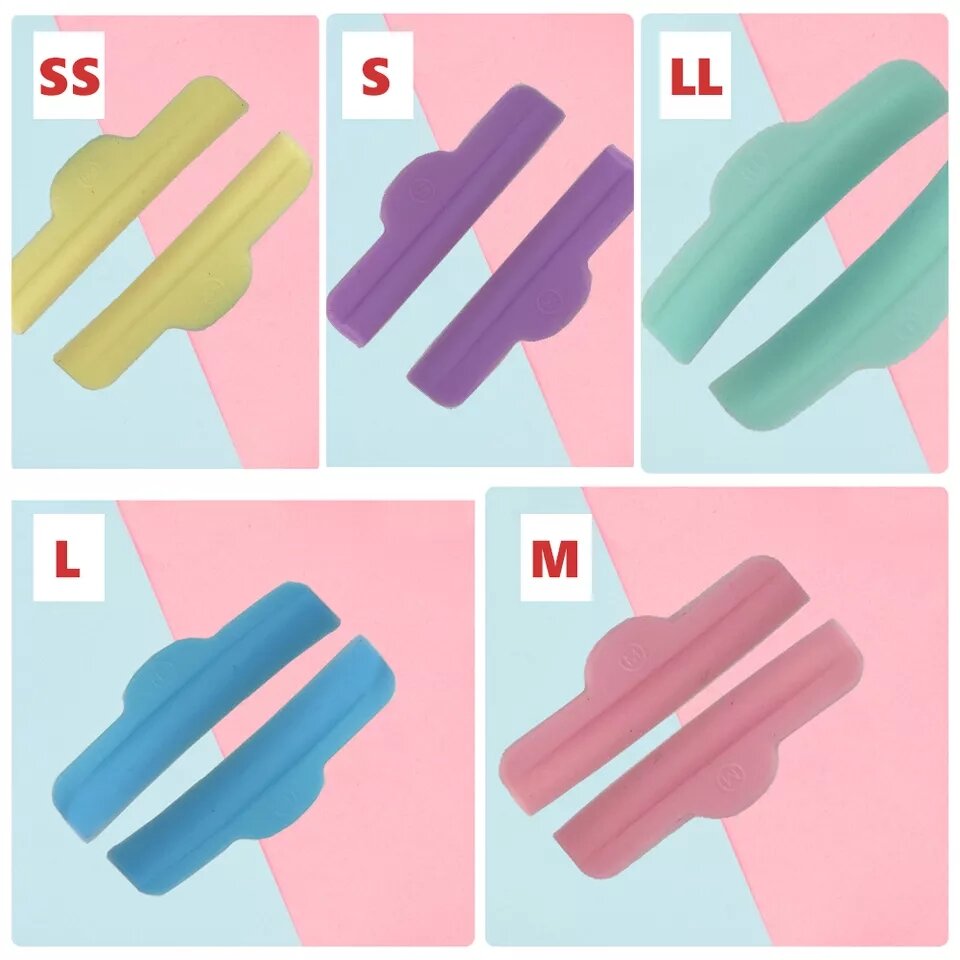 Trục uốn mi phom cong bay_Trục uốn silicon set 8 cặp (5 đôi trên + 3 đôi dưới)