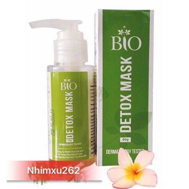 Mặt nạ thải độc hữu cơ Bio Detox Mask 80g