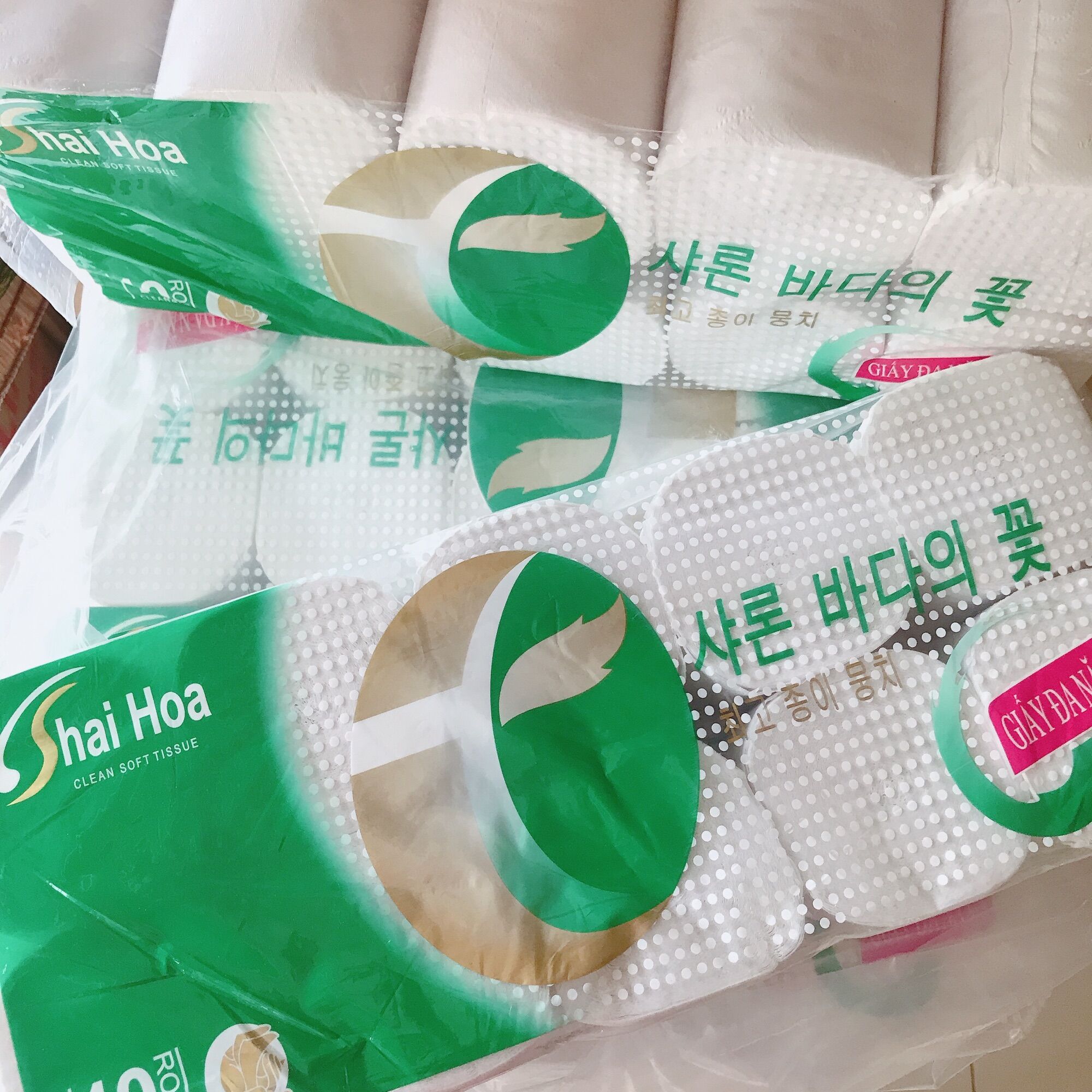[HCM]Giấy vệ sinh không lõi Hải Hoa (10 cuộn)