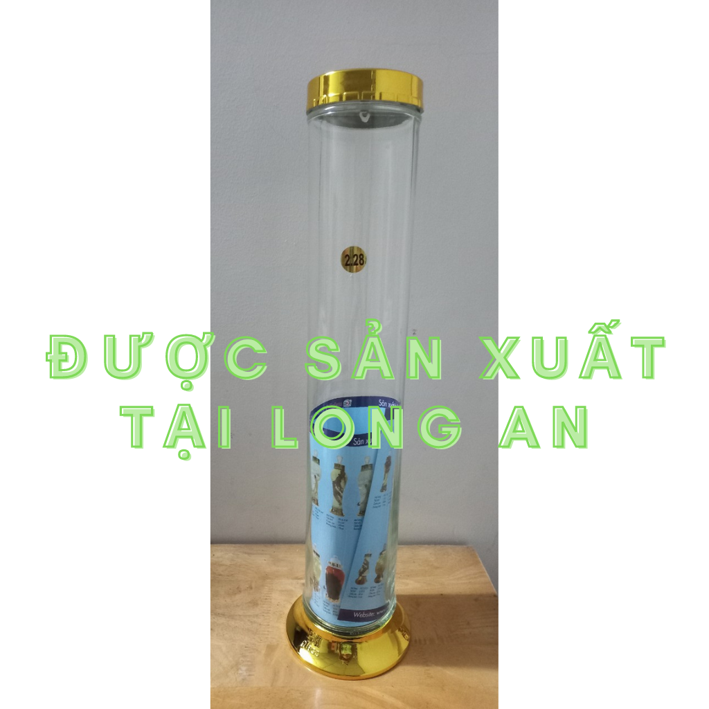 bình ngâm sâm thủy tinh PHÚ HÒA CAO CẤP 2.28 lít