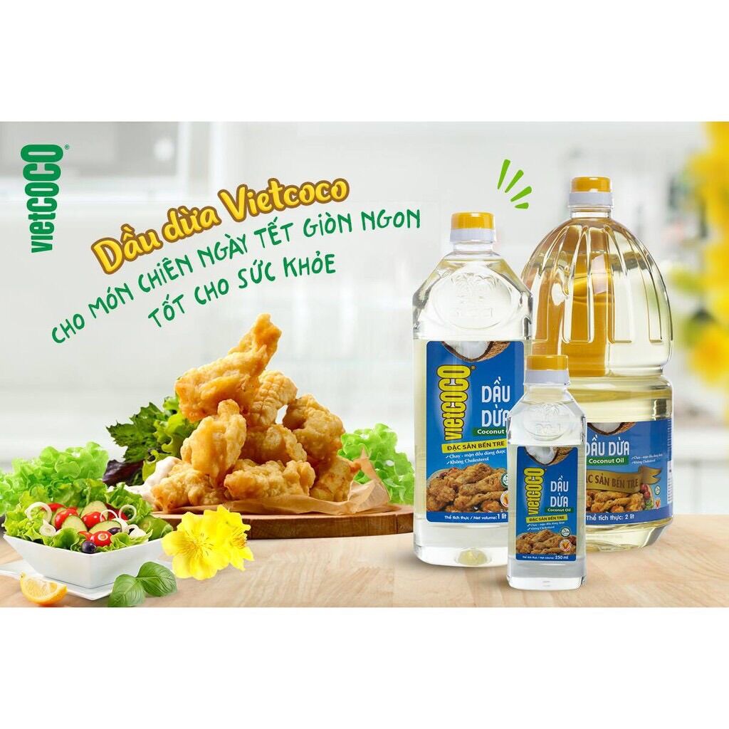 Dầu Dừa tinh luyện Vietcoco - Dầu NẤU ĂN