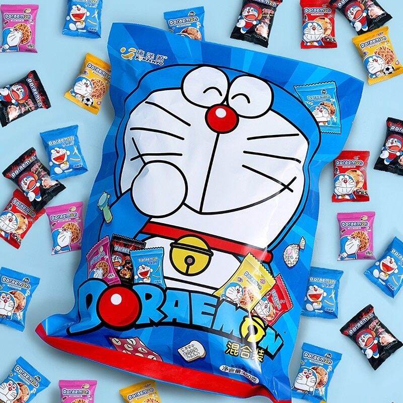 30 gói Bim bim Doremon khổng lồ/ box ăn vặt khổng lồ/ box tổng hơp các mẫu bim bim / snacks
