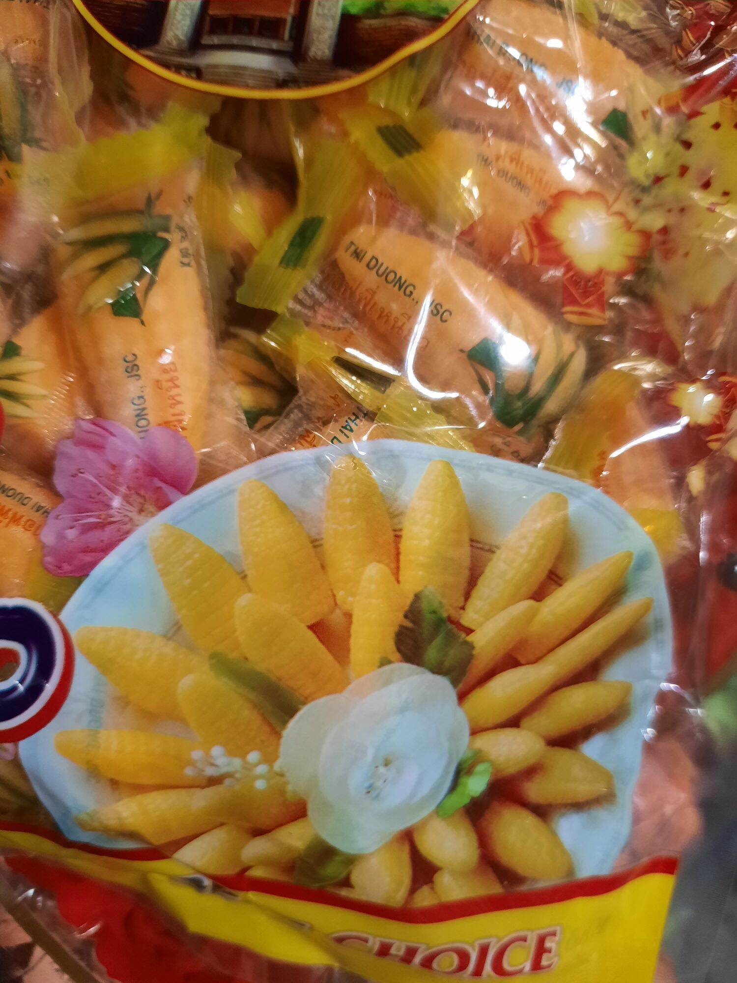 kẹo bắp dẻo Thái Dương gói 1 kg