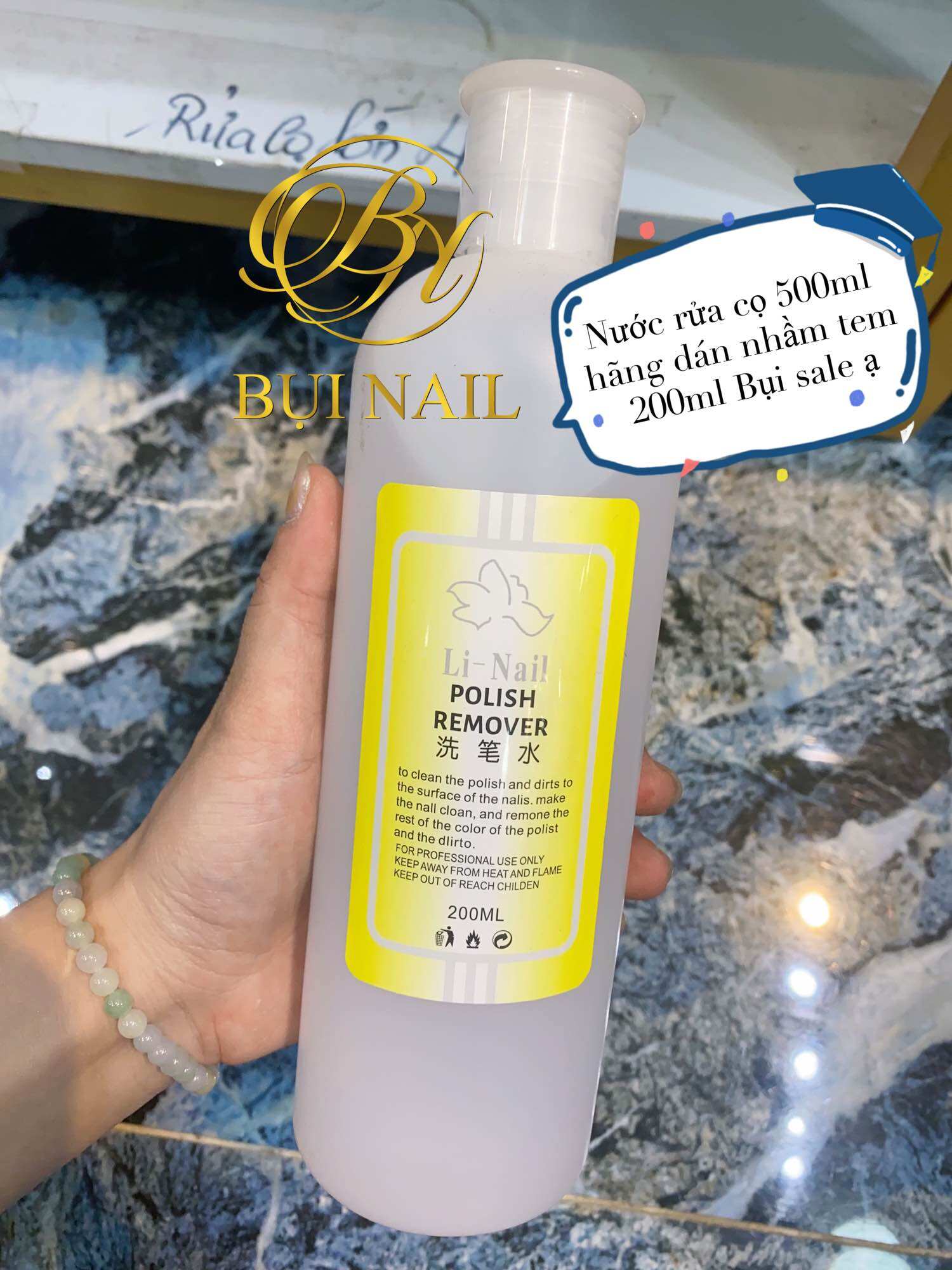 NƯỚC RỬA CỌ LI - NAIL