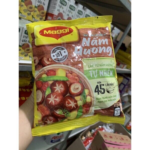 Hạt nêm chay cao cấp vị nấm hương maggi gói 450g