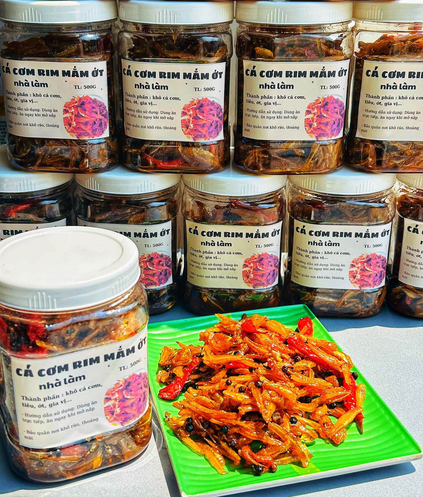 Cá cơm rim tiêu tỏi ớt