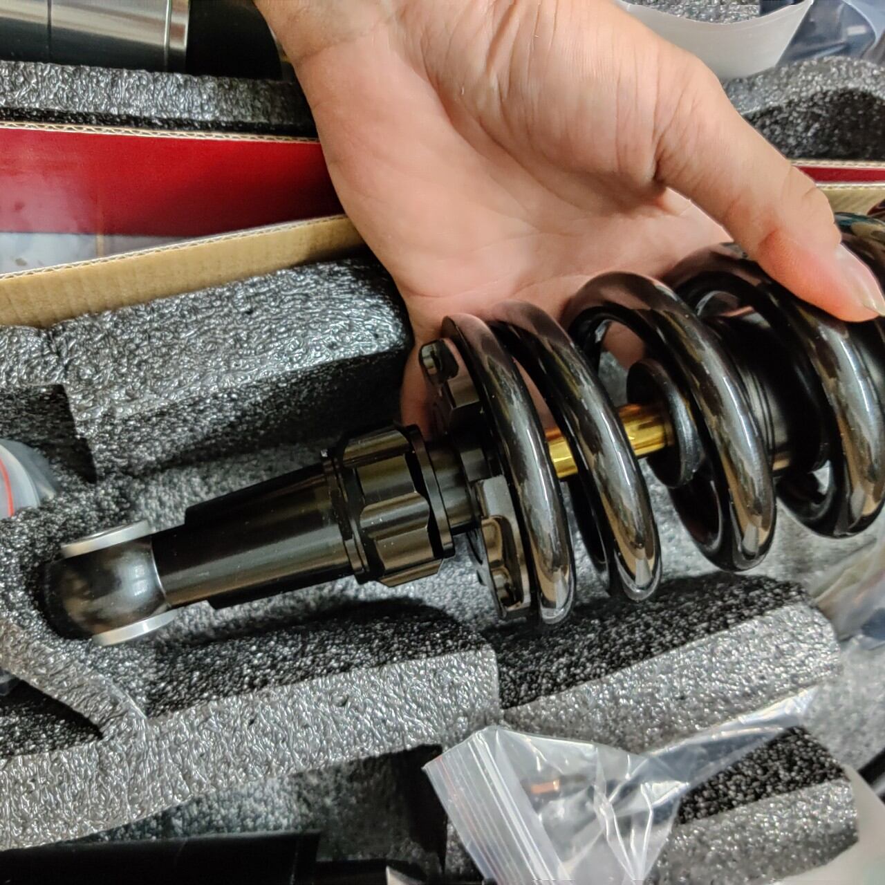 Phuộc NITRON bình dầu gắn Raider Satria
