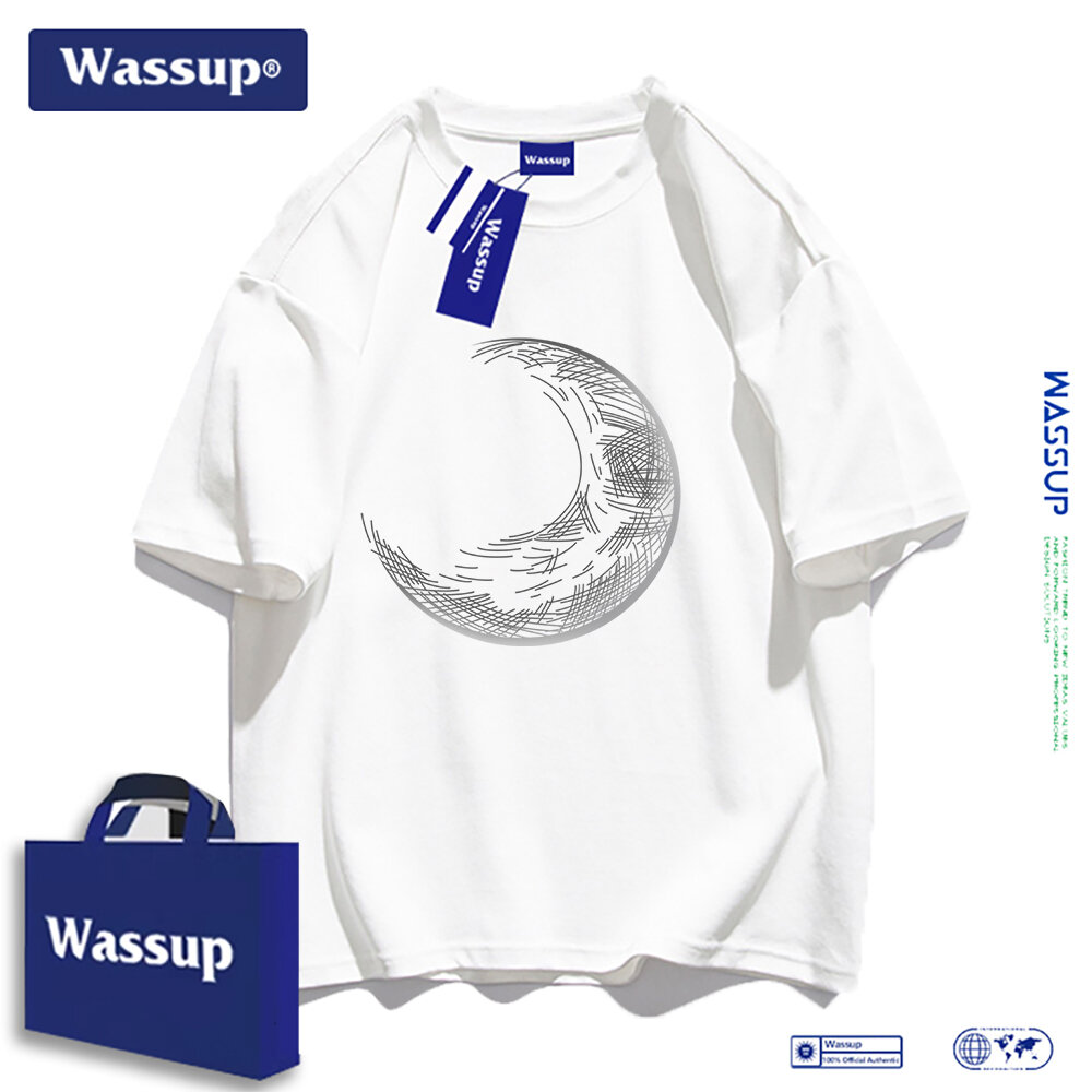 Wassup Short Sleeve Tshirt with Animal Prints, 100% Cotton Material, Lovely and Refined Fashion Style