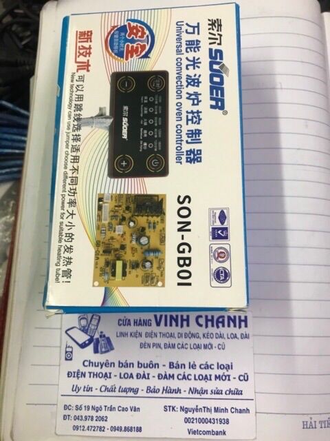 Bo mạch bếp hồng ngoại GB01