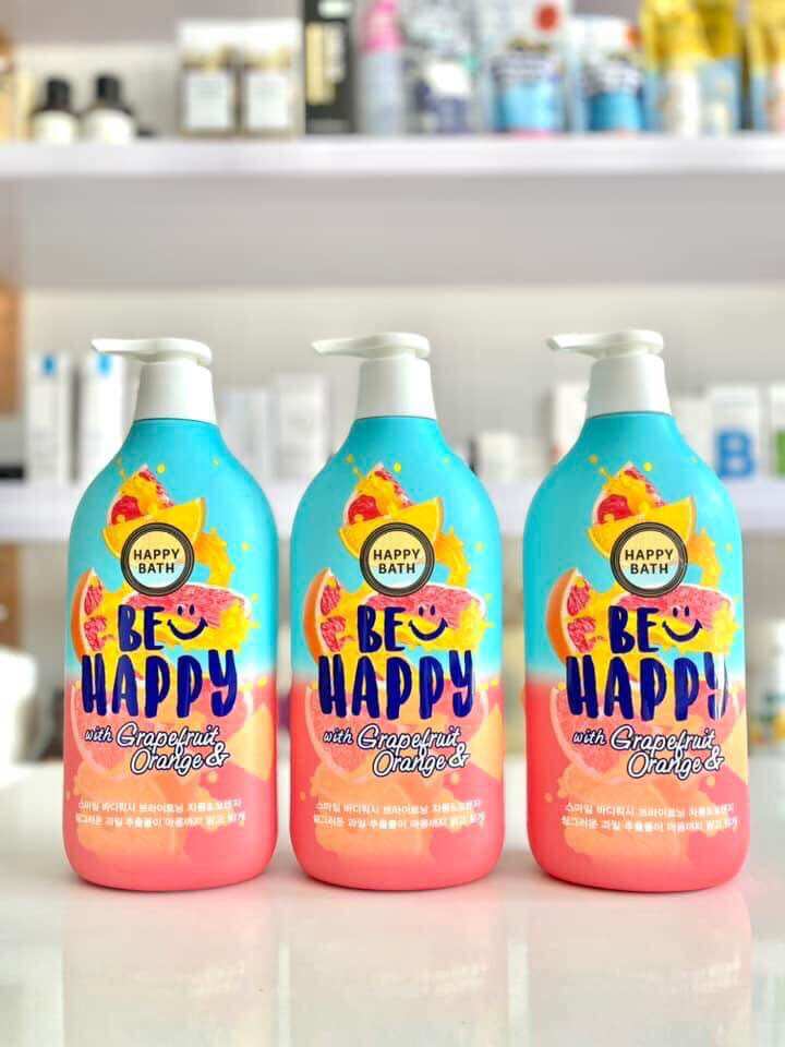 Sữa tắm Happy Bath Hàn Quốc mẫu mới 900ml
