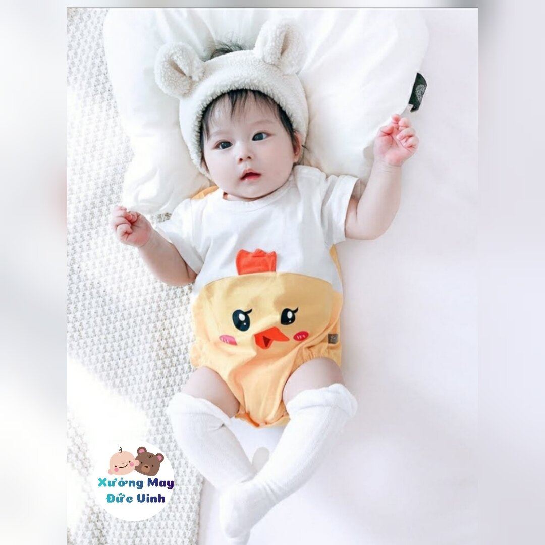 bộ bodysuit tôm cua cá cho bé trai /gái