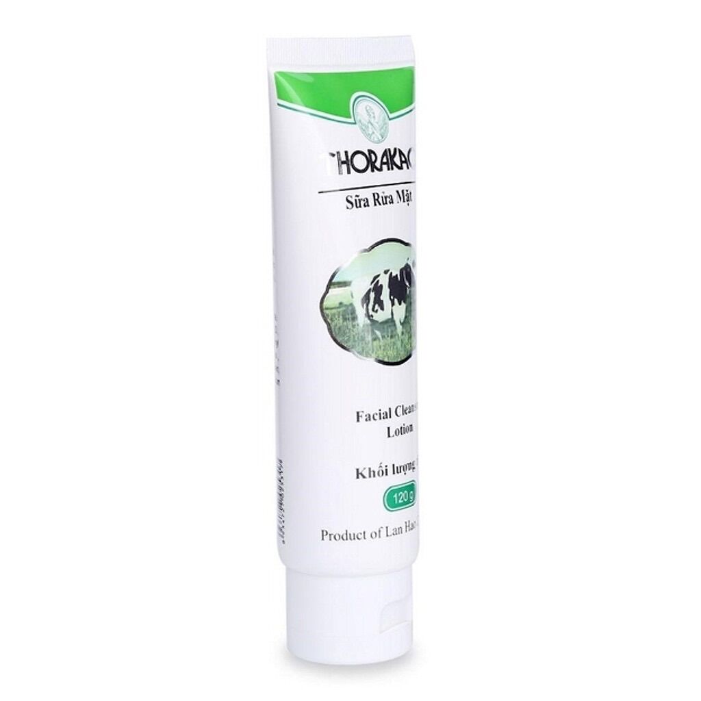 Sữa rửa mặt trắng da tinh chất sữa bò Thorakao 120g
