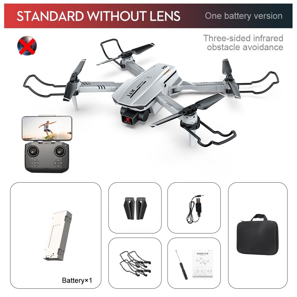 Flycam XT1 cảm biến vật cản, có 2 camera 4k,pin trâu