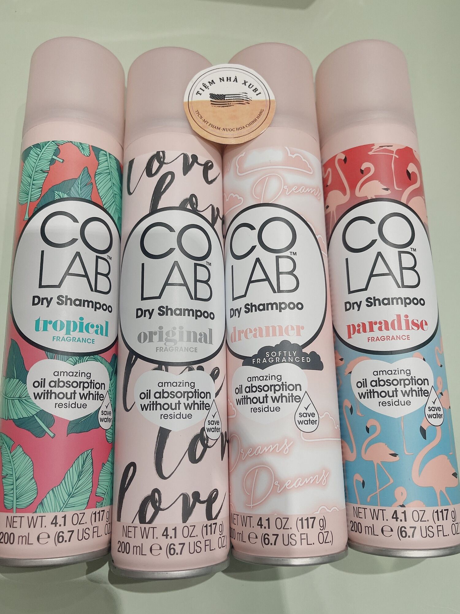 Chính Hãng Dầu Gội Khô Colab 200ml