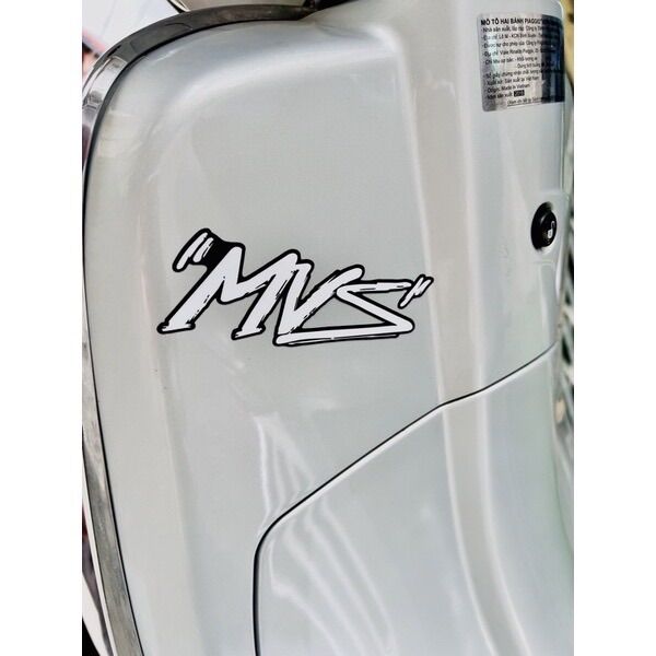 Tem Sticker Logo MVS