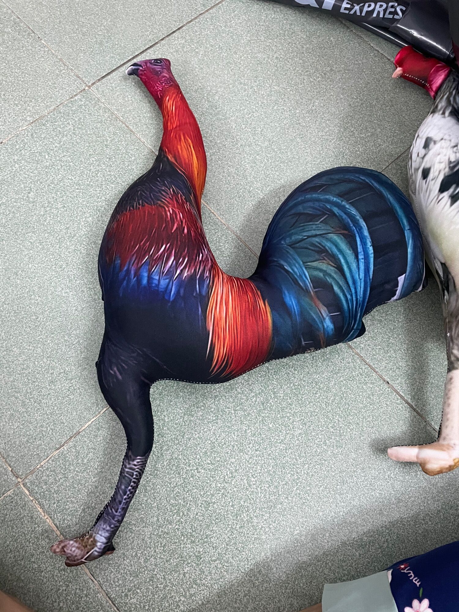 Gà tập lực gà đá, gà lông 3D , gà đá gà chọi thú bông