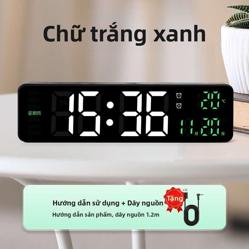 MOMEN | Đồng Hồ Bàn LED Đồng Bộ Tự Động Bluetooth