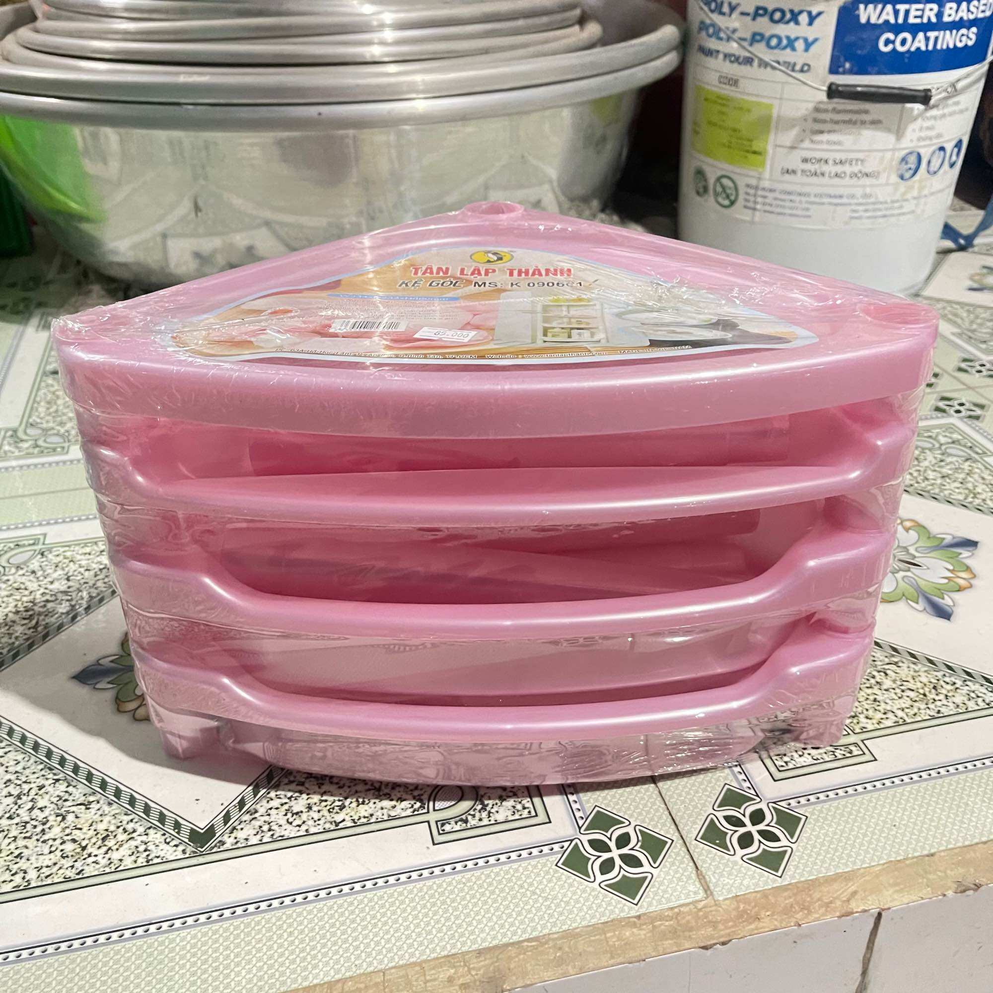 kệ góc nhà tắm 4 tầng