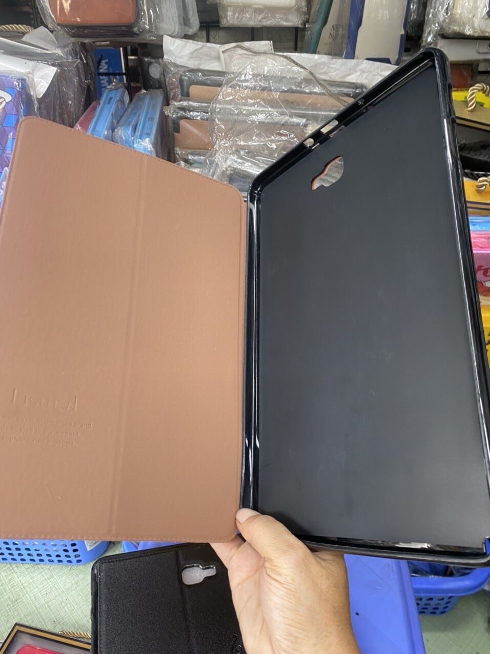 Bao da Sámung Tab A6 10.1 Spen 2016 P580 dẻo màu thời trang