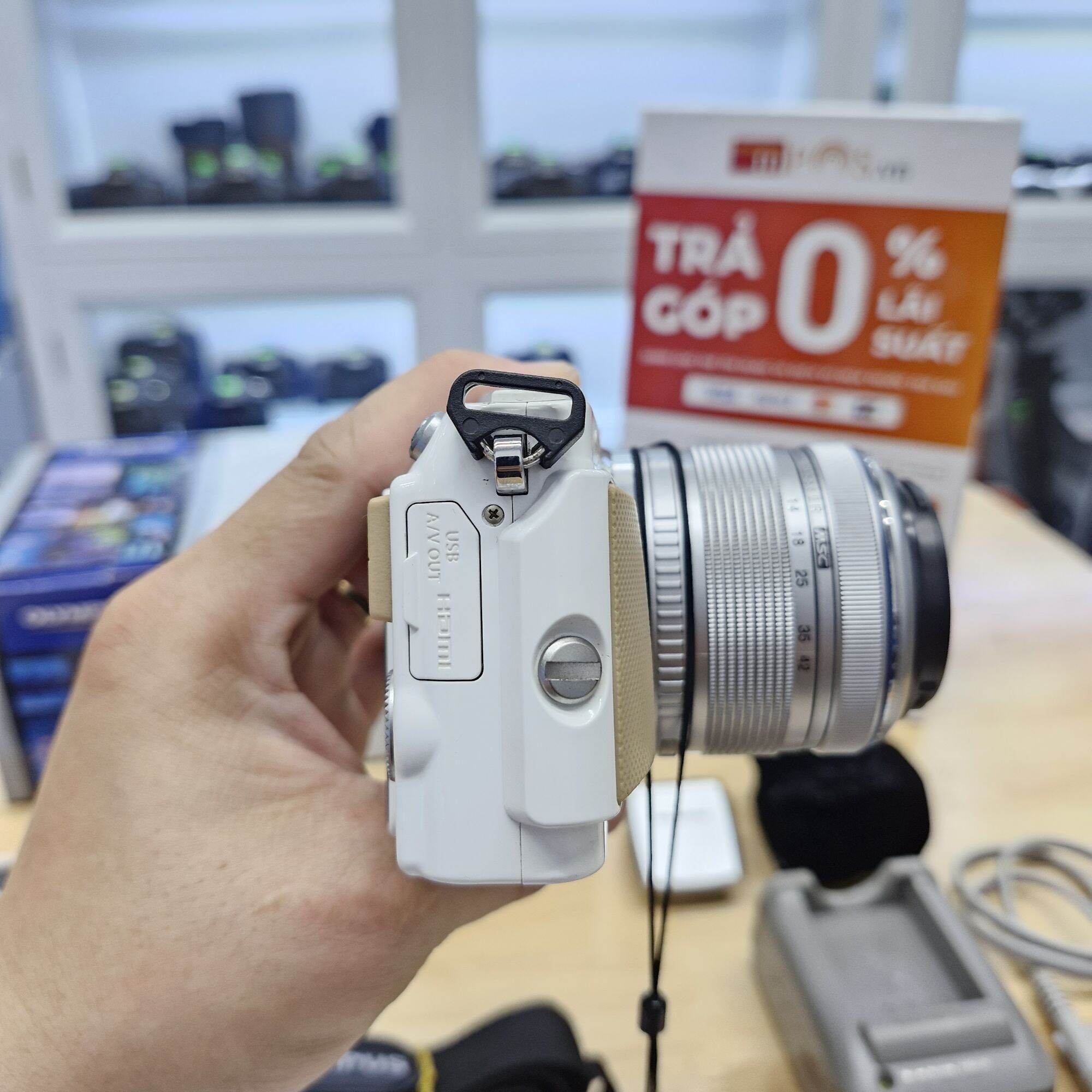MÁY ẢNH OLYMPUS E-PL5 ĐẸP 99% FULLBOX CÓ TIẾNGVIỆT ống kính Kit 14 42 ED R, OLYMPUS EPL5.