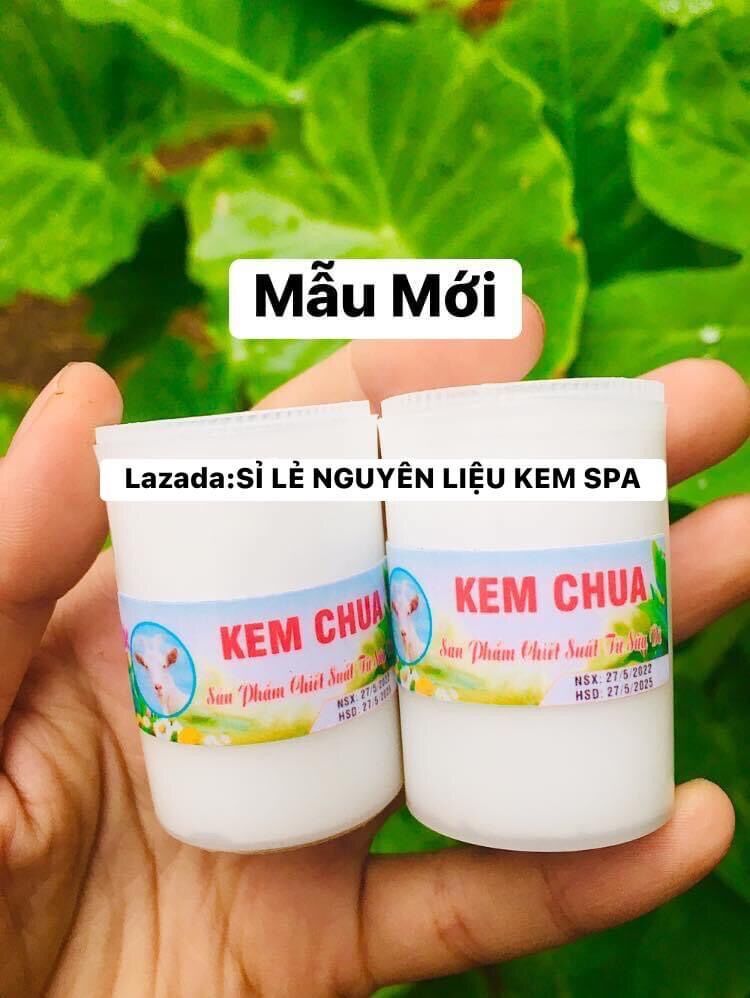 Kem chua sữa dê trắng da hộp 5gram
