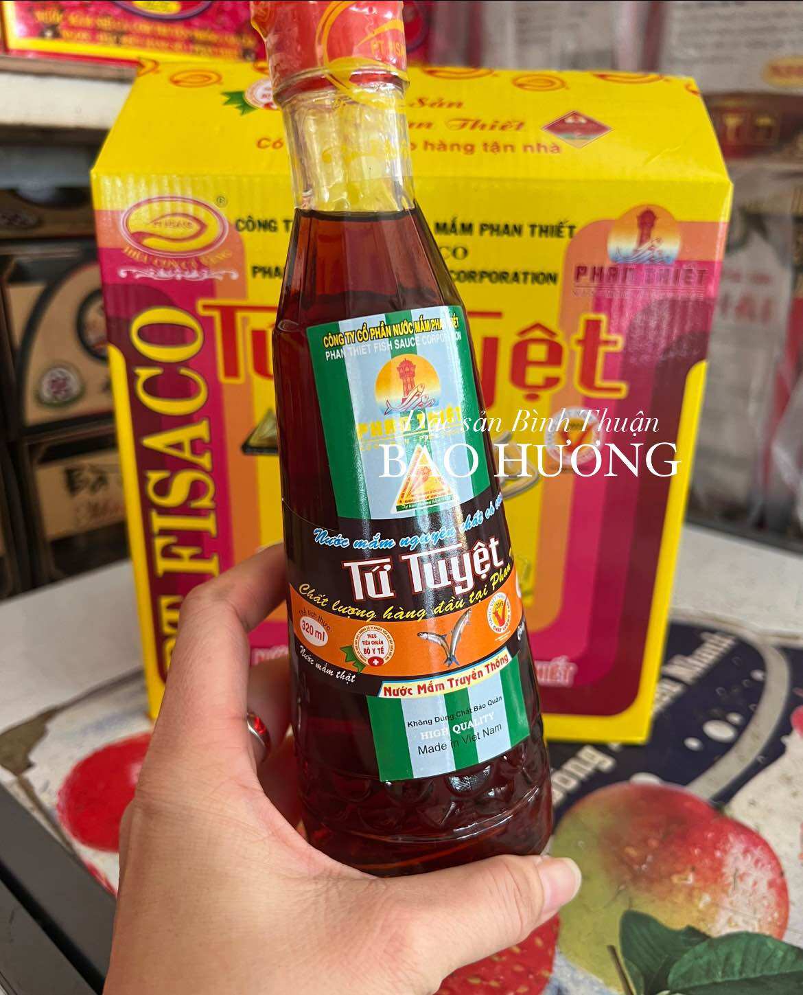 NƯỚC MẮM TỨ TUYỆT ( thùng 6 chai x 320ml )