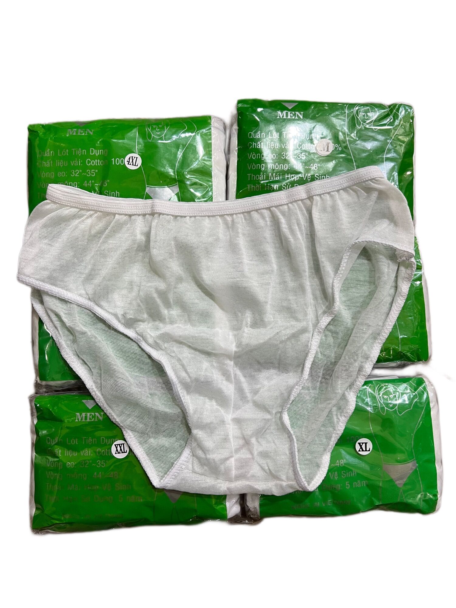 Quần lót giấy nam quần lót cotton mặc 1 lần