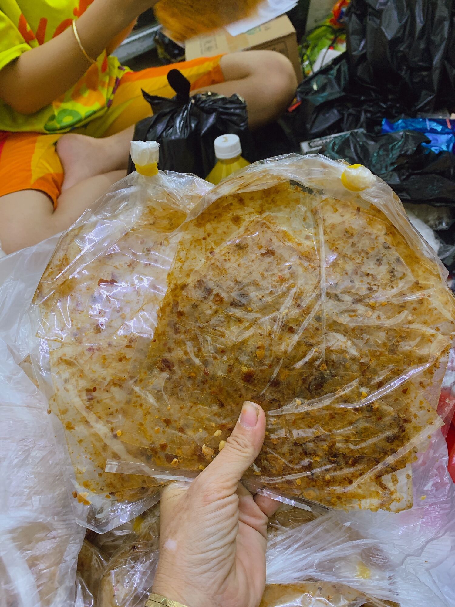 Bánh tráng xike siêu cay size lớn