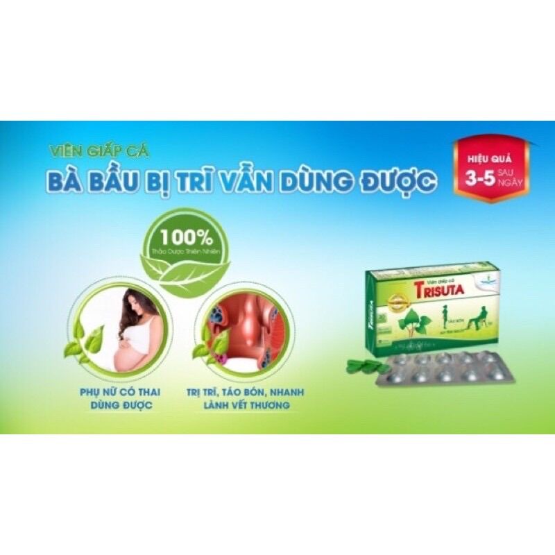 Viên Giấp Cá Trisuta - Hộp 30v