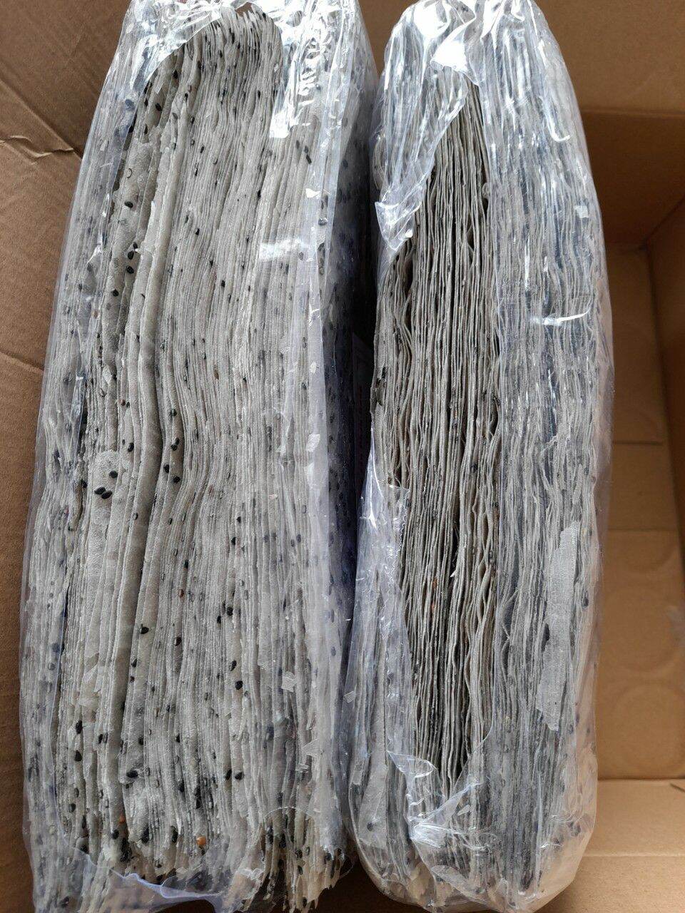 2kg bánh tráng mè đen ( ninh thuận) 100 cái