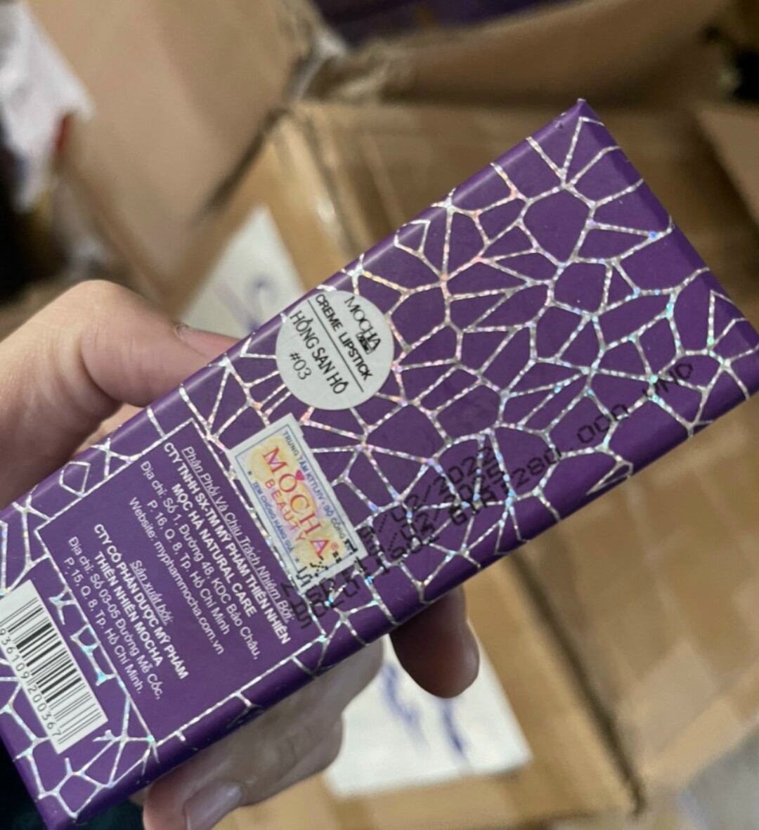 3 cây Son kem lì Mocha beauty ( made in vietnam )