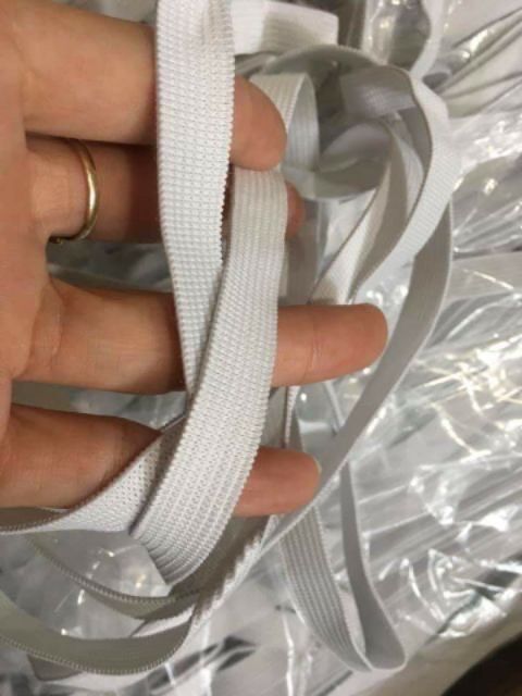 [Bó 5m - 10m] Chun ĐEN - TRẮNG bản 1cm ứng dụng trong may mặc (Noon Fashion)